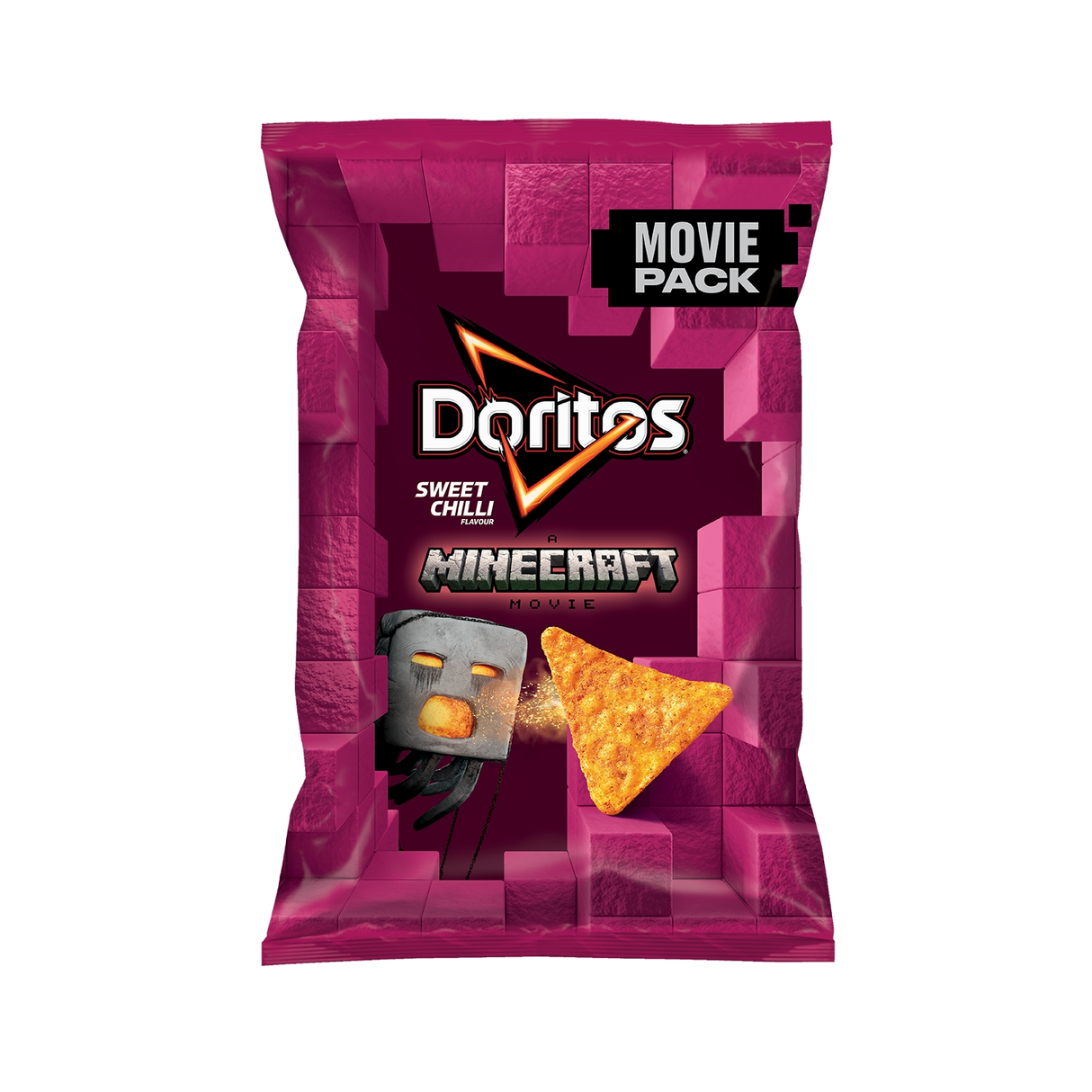 DORITOS MINECRAFT EDITION Sweet Chilli Flavor Tortilla Chips 100g 3.5oz