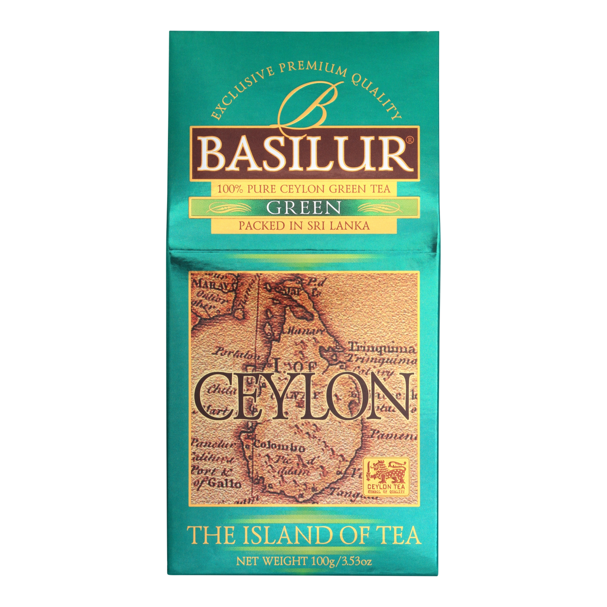 BASILUR 100% Pure Loose Ceylon Green Tea 100g