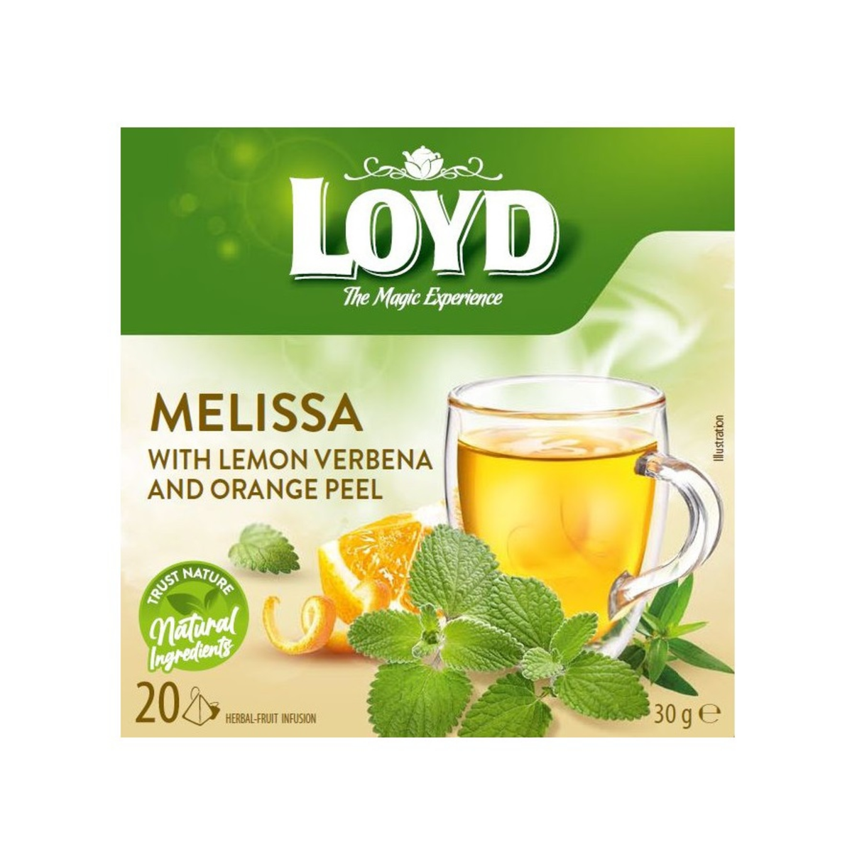 LOYD Melissa with Lemon Verbena & Orange Peel Herbal Tea 40g