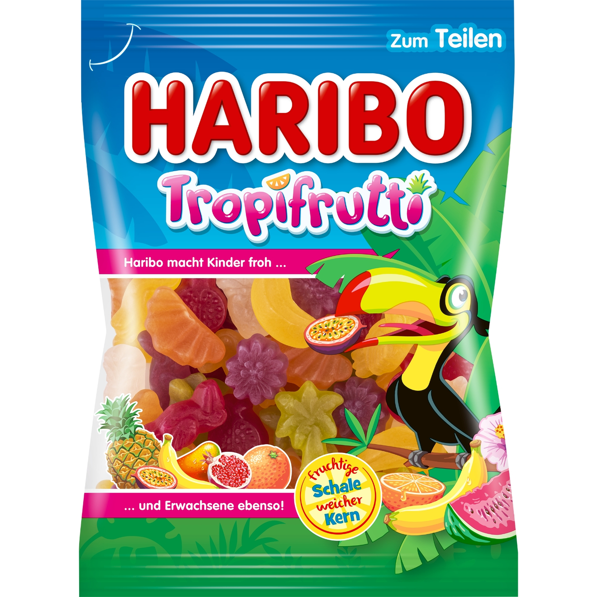 HARIBO TROPIFRUTTI Fruit Flavor Gummi Candies 6 x 175g