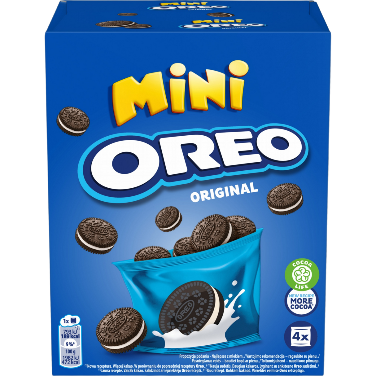 OREO ORIGINAL MINI Vanilla Cookies 160g 5.6oz