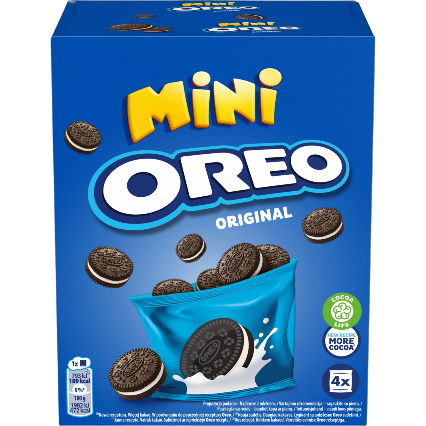 OREO ORIGINAL MINI Vanilla Cookies 160g 5.6oz
