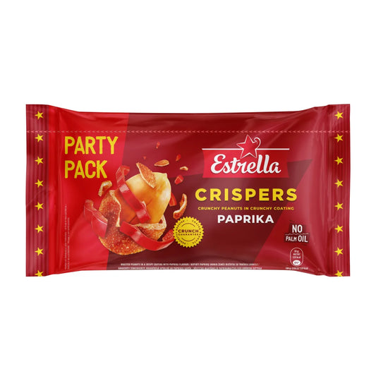 ESTRELLA CRISPERS PAPRIKA Flavor Crunchy Coated Peanuts Snacks Bags 260g 9.1oz
