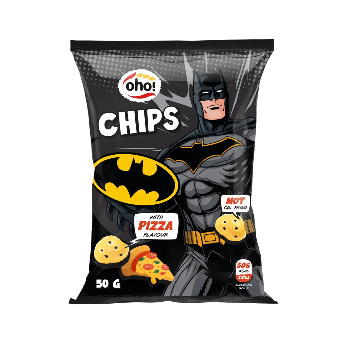 OHO! Snacks Pizza Flavor Puffed Potato Chips 50g