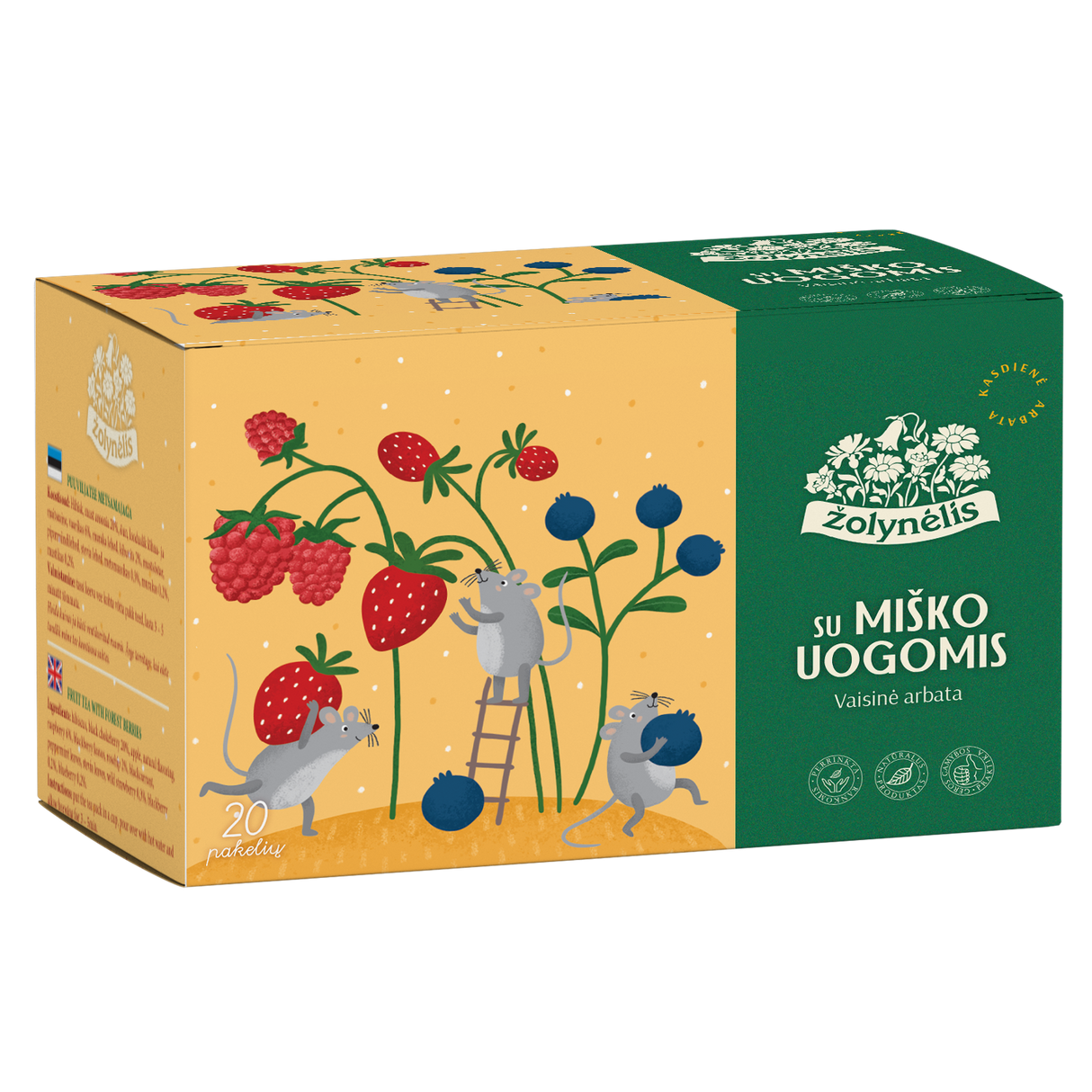 ŽOLYNĖLIS Natural Fruit Tea with Forest Berries 40g