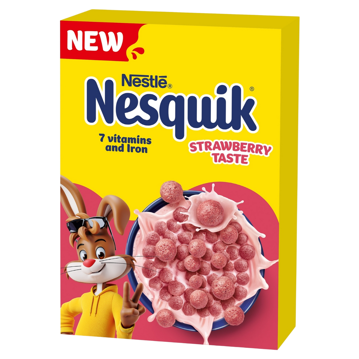 NESTLE NESQUIK Strawberry Flavor Breakfast Cereal 330g