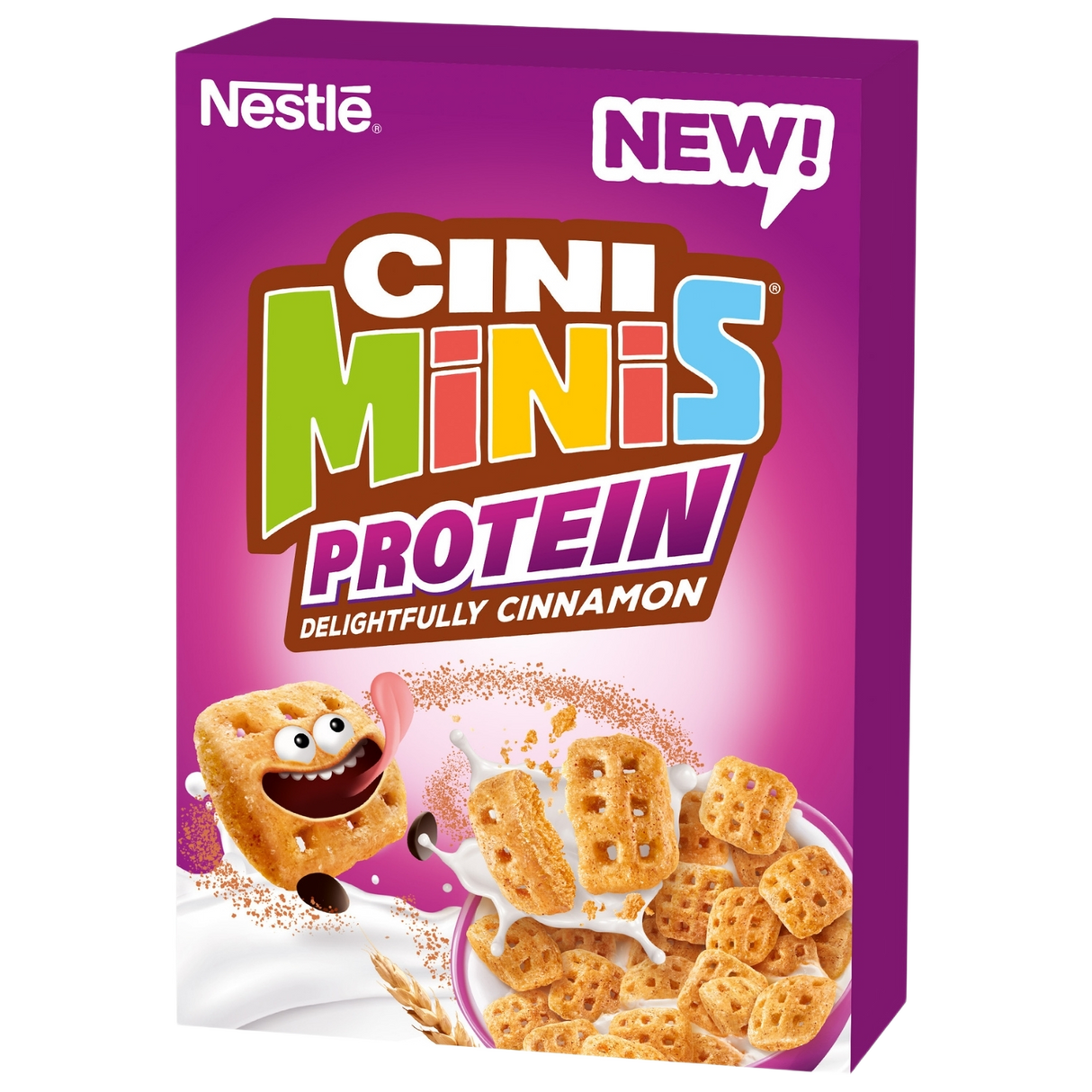 NESTLE CINI MINIS PROTEIN Cinnamon Flavor Breakfast Cereal 340g