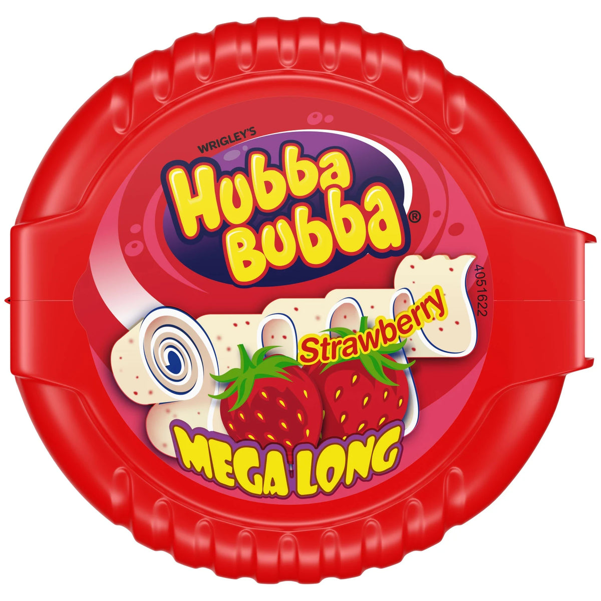 HUBBA BUBBA STRAWBERRY Flavor Mega Long Bubble Gum 56g
