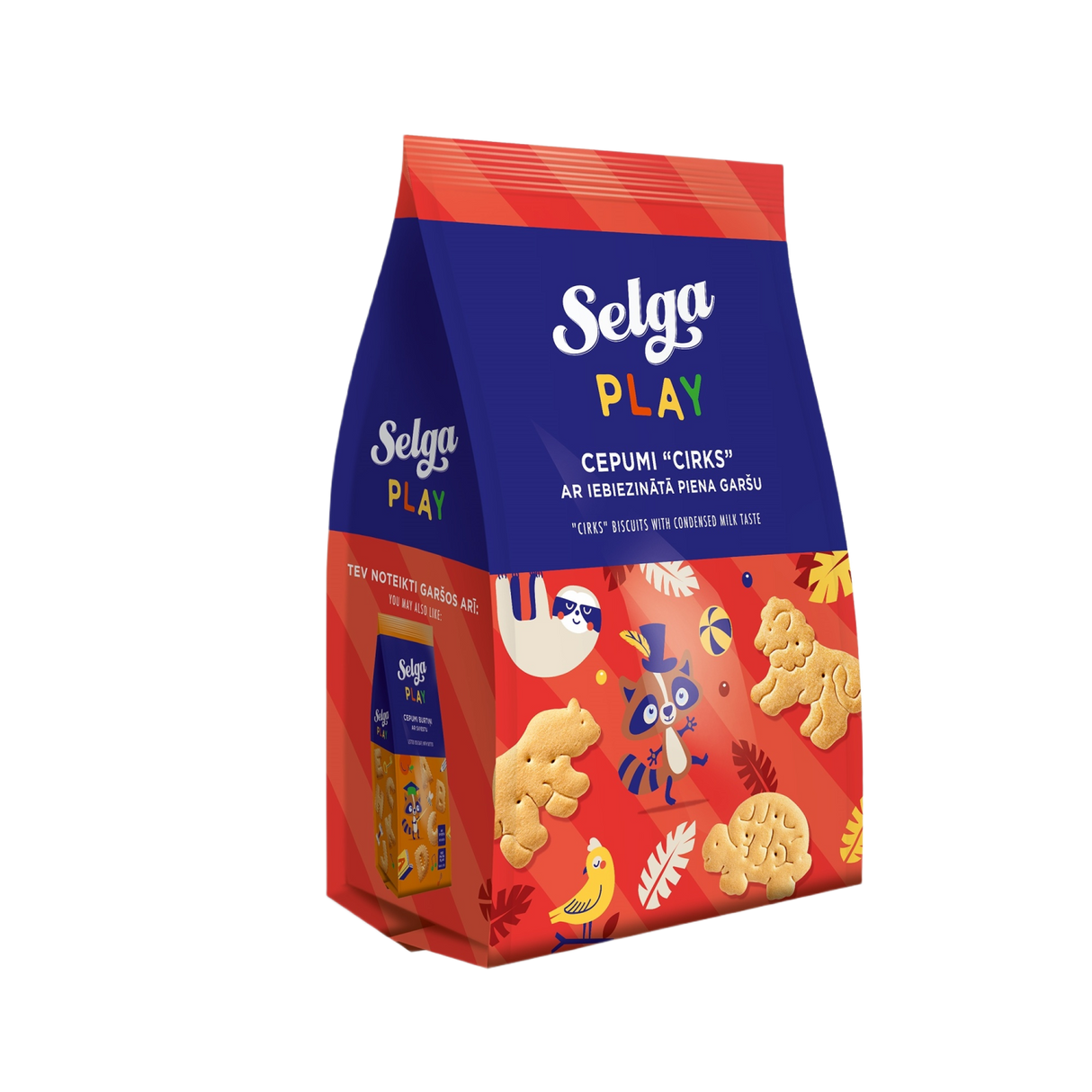 SELGA PLAY Circus Sweet Condensed Milk Flavor Cookies 300g