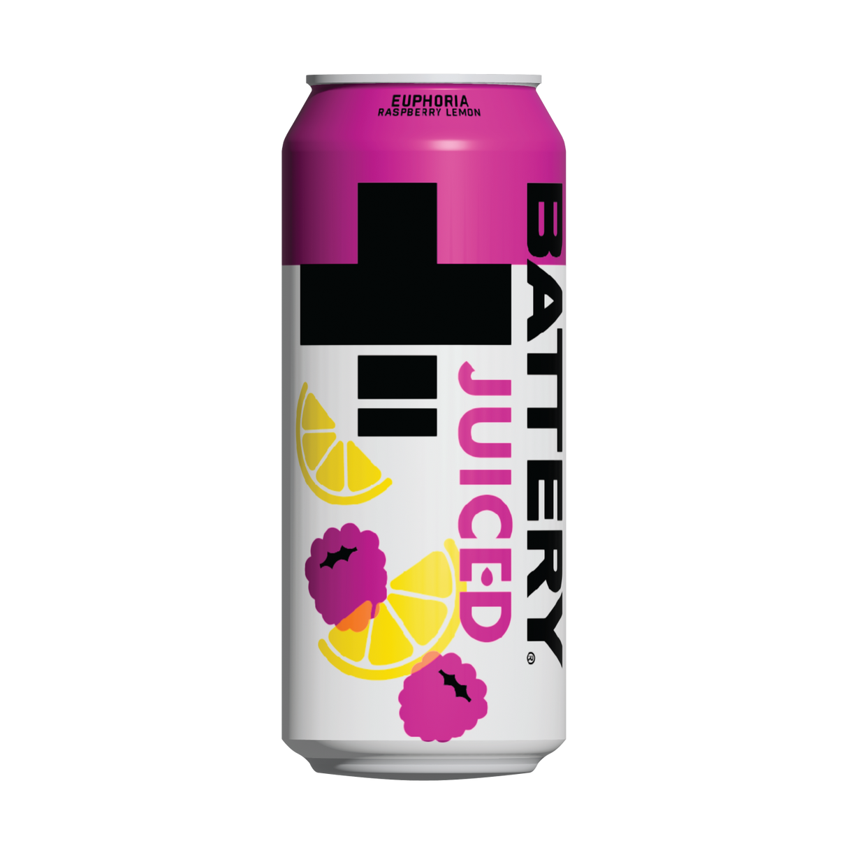 BATTERY JUICED Euphoria Raspberry & Lemon Flavor Energy Drink 330ml