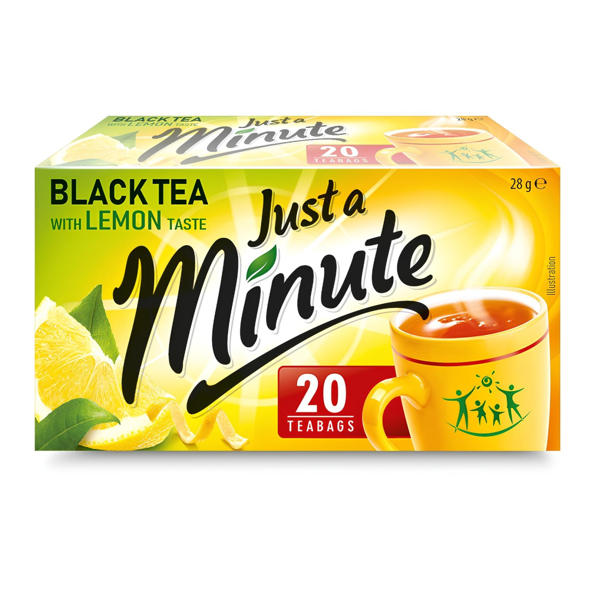 JUST A MINUTE Lemon Flavor Black Tea 28g