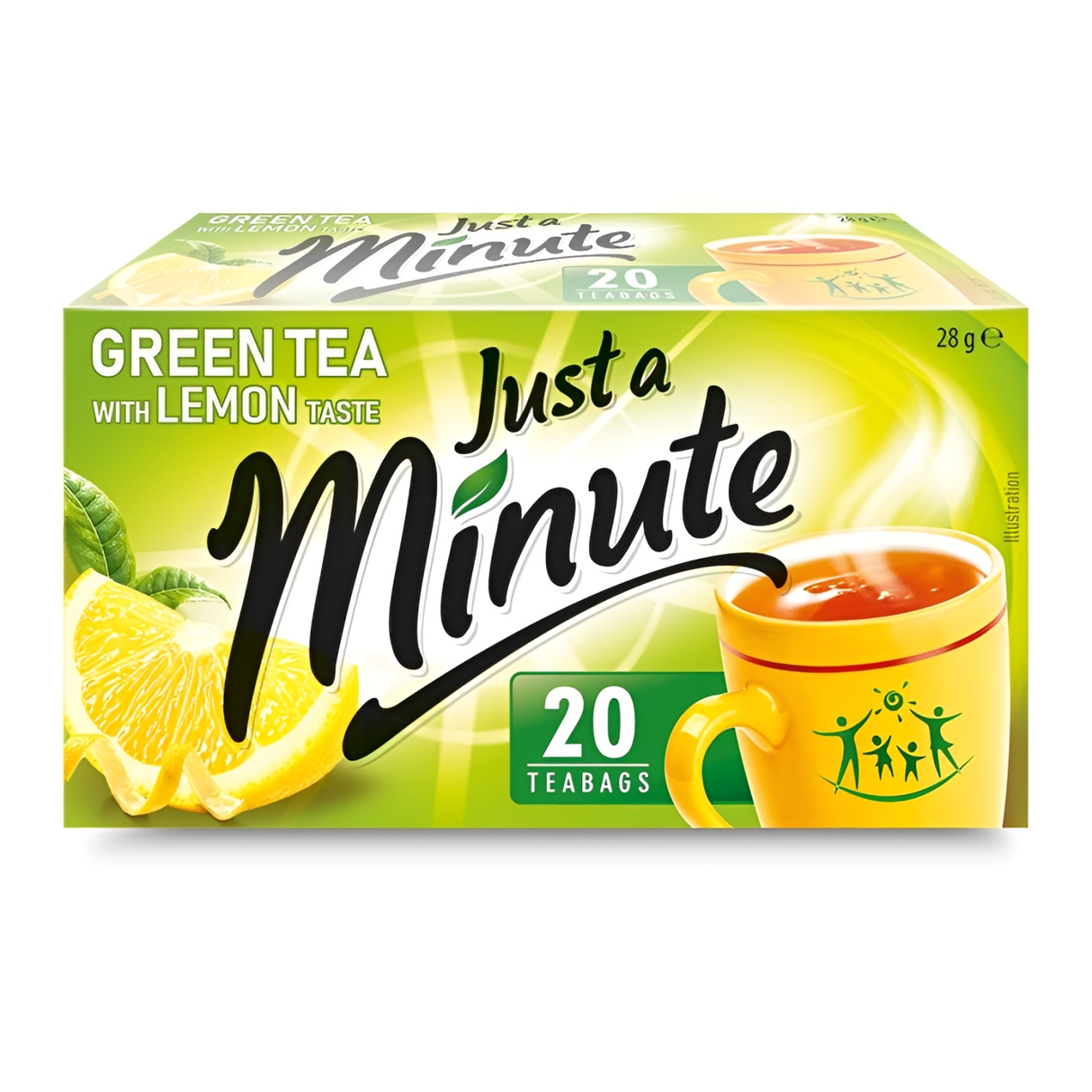 JUST A MINUTE Lemon Flavor Green Tea 28g