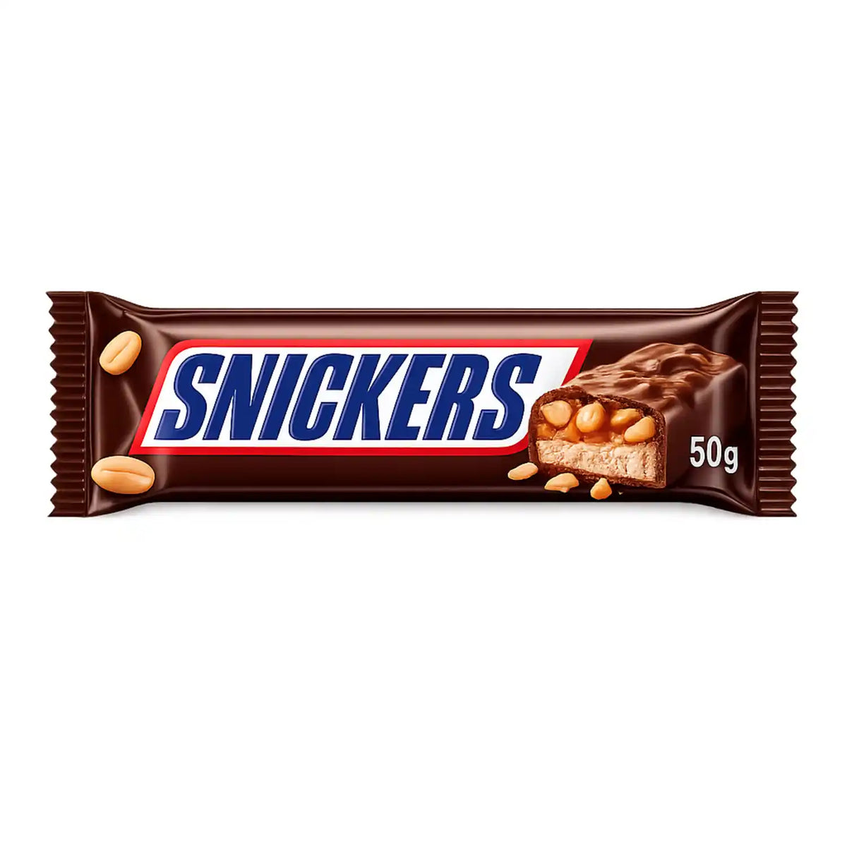 SNICKERS Chocolate Bar with Peanuts 50g