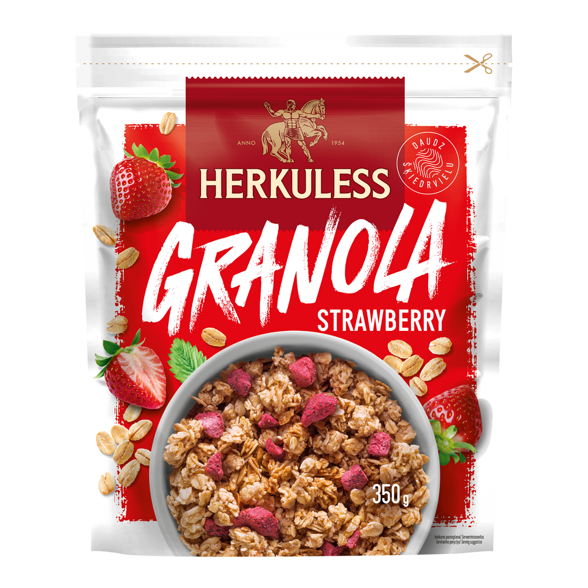HERKULESS Granola with Strawberry 350g