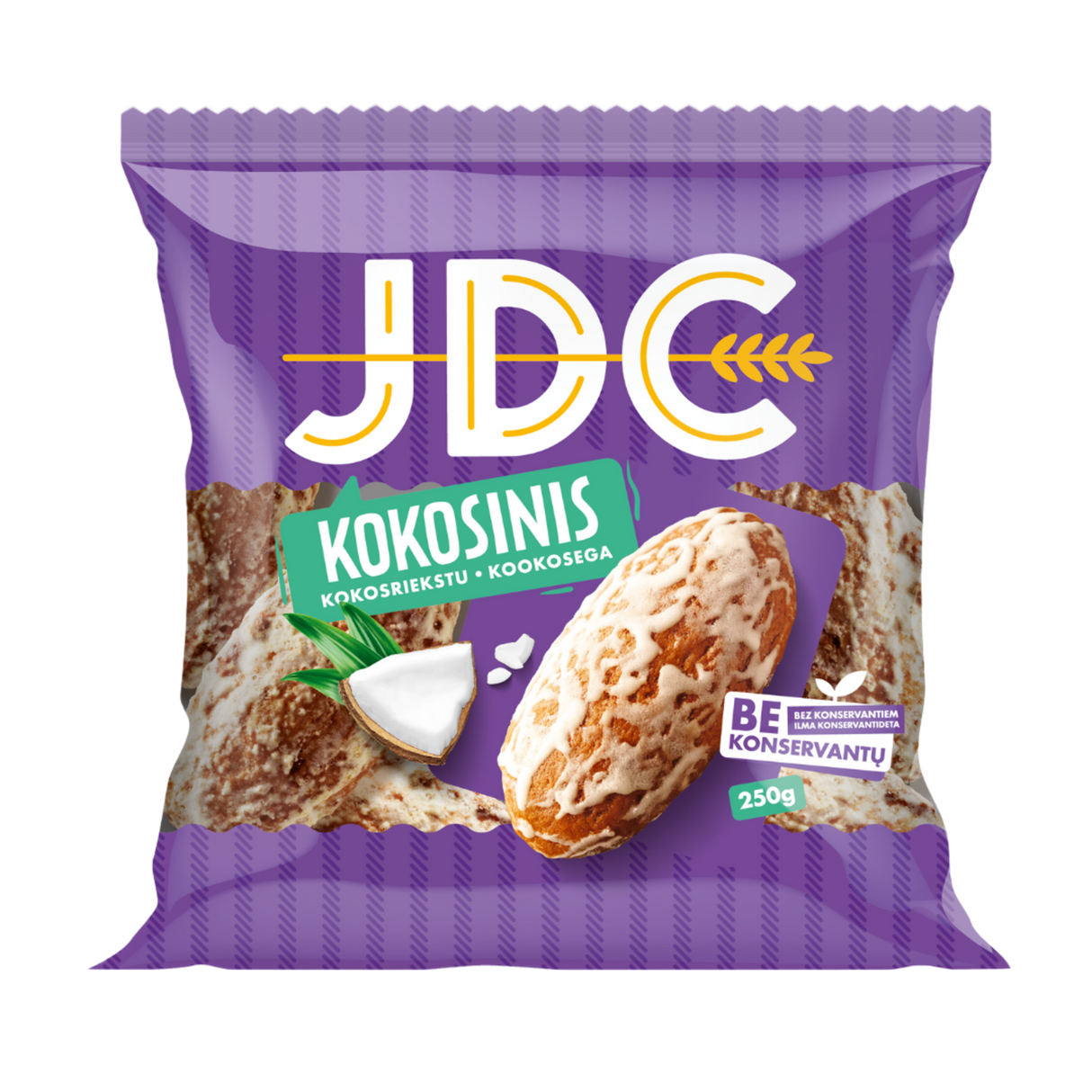 JDC Classic Gingerbread Cookies with Coconut 250g