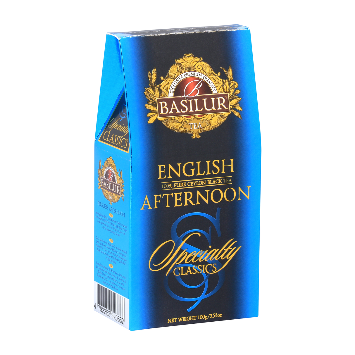 BASILUR English Afternoon 100% Pure Loose Ceylon Black Tea 100g