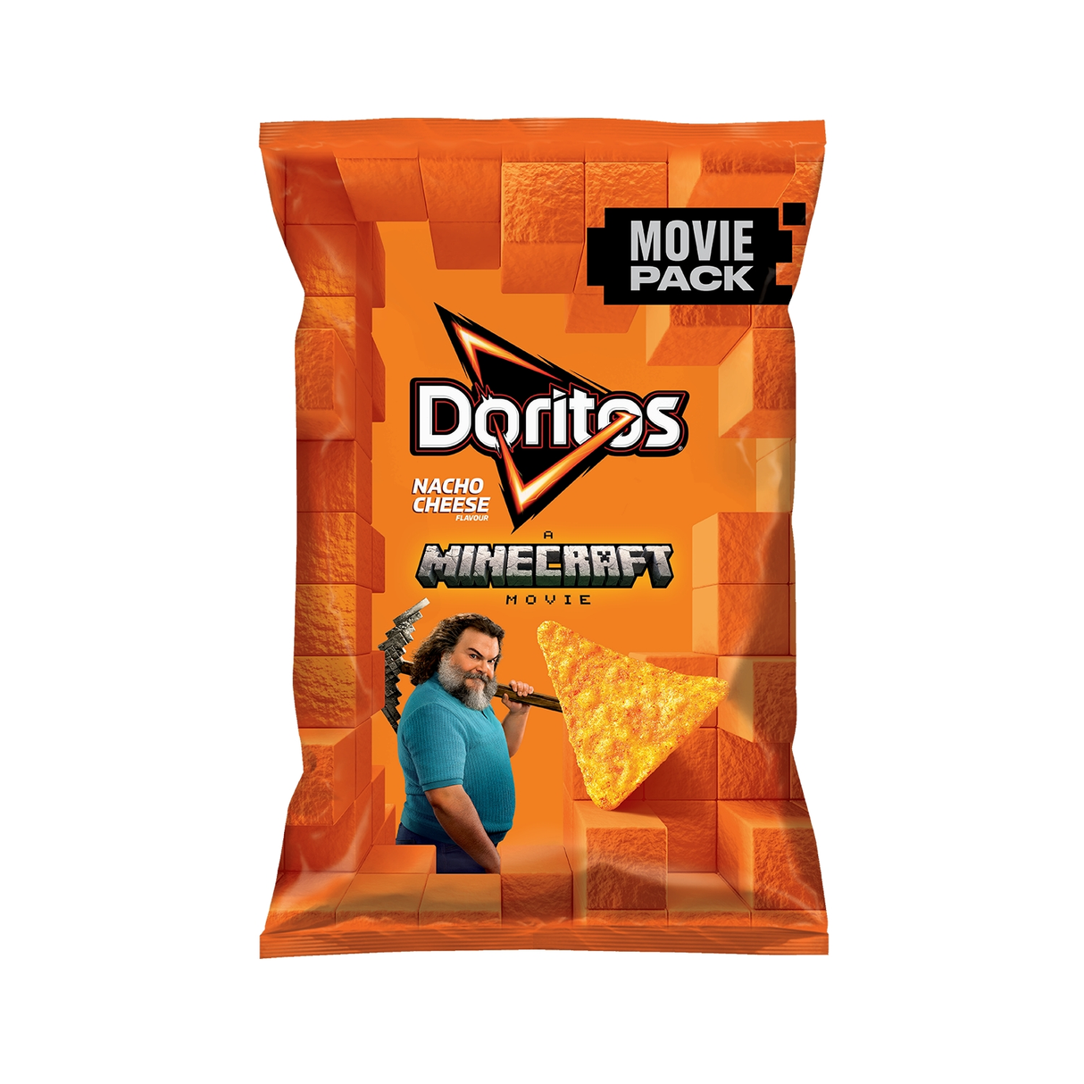 DORITOS MINECRAFT EDITION Nacho Cheese Flavor Tortilla Chips 100g 3.5oz
