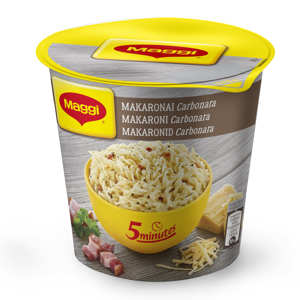 MAGGI Carbonara Instant Noodles with Cream & Smoked Bacon 50g
