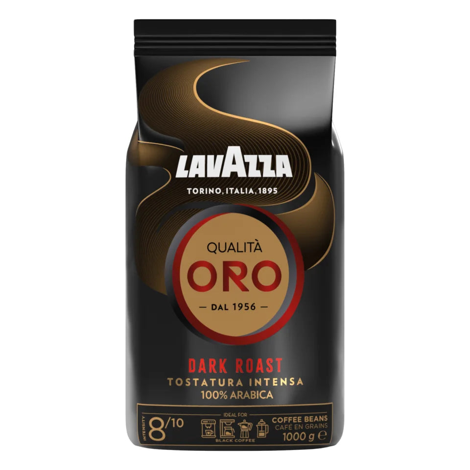 LAVAZZA QUALITA ORO MOUNTAIN GROWN Dark Roast Coffee Beans 1kg 35oz