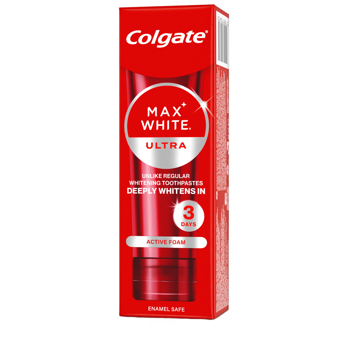 COLGATE MAX WHITE ULTRA ACTIVE FOAM Daily Whitening Toothpaste 50ml