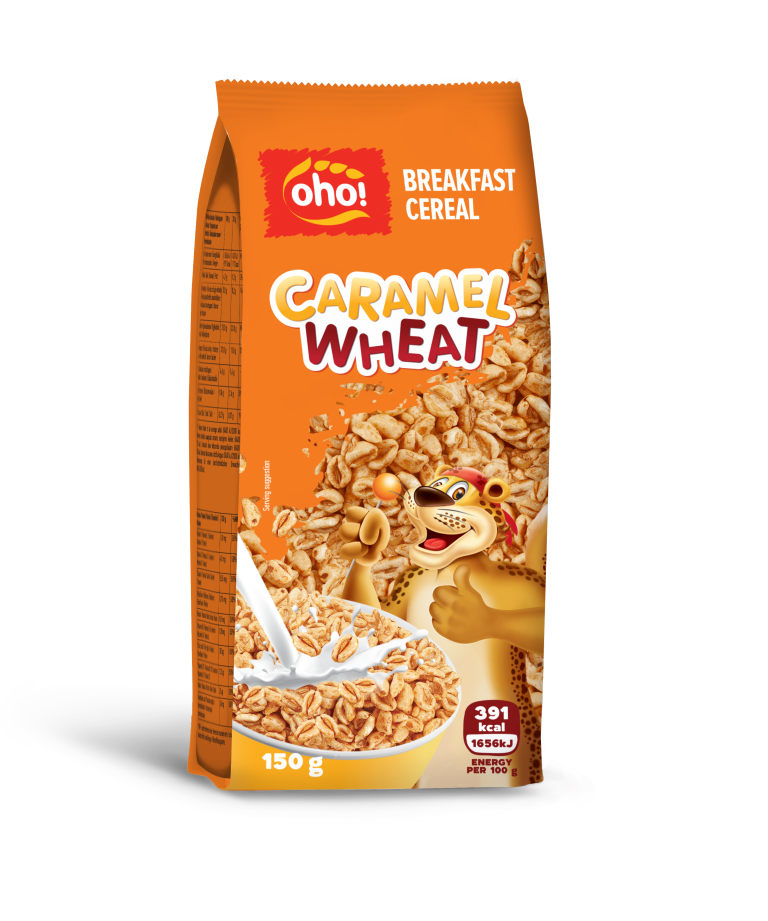 OHO! CARAMEL WHEAT Breakfast Cereal 150g