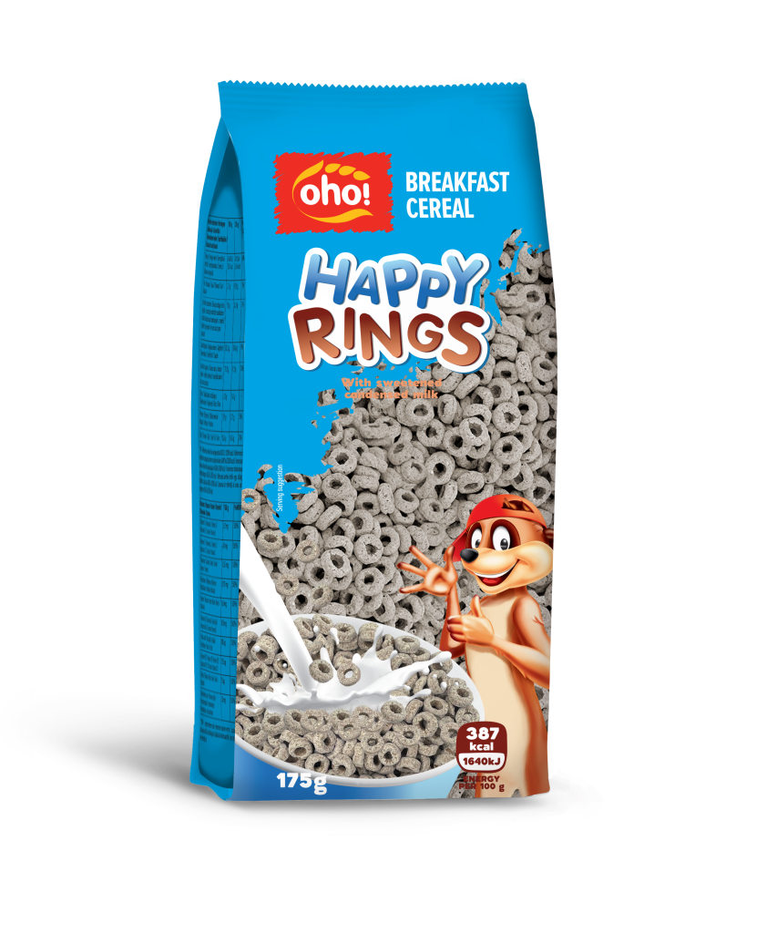 OHO! HAPPY RINGS Breakfast Cereal 175g