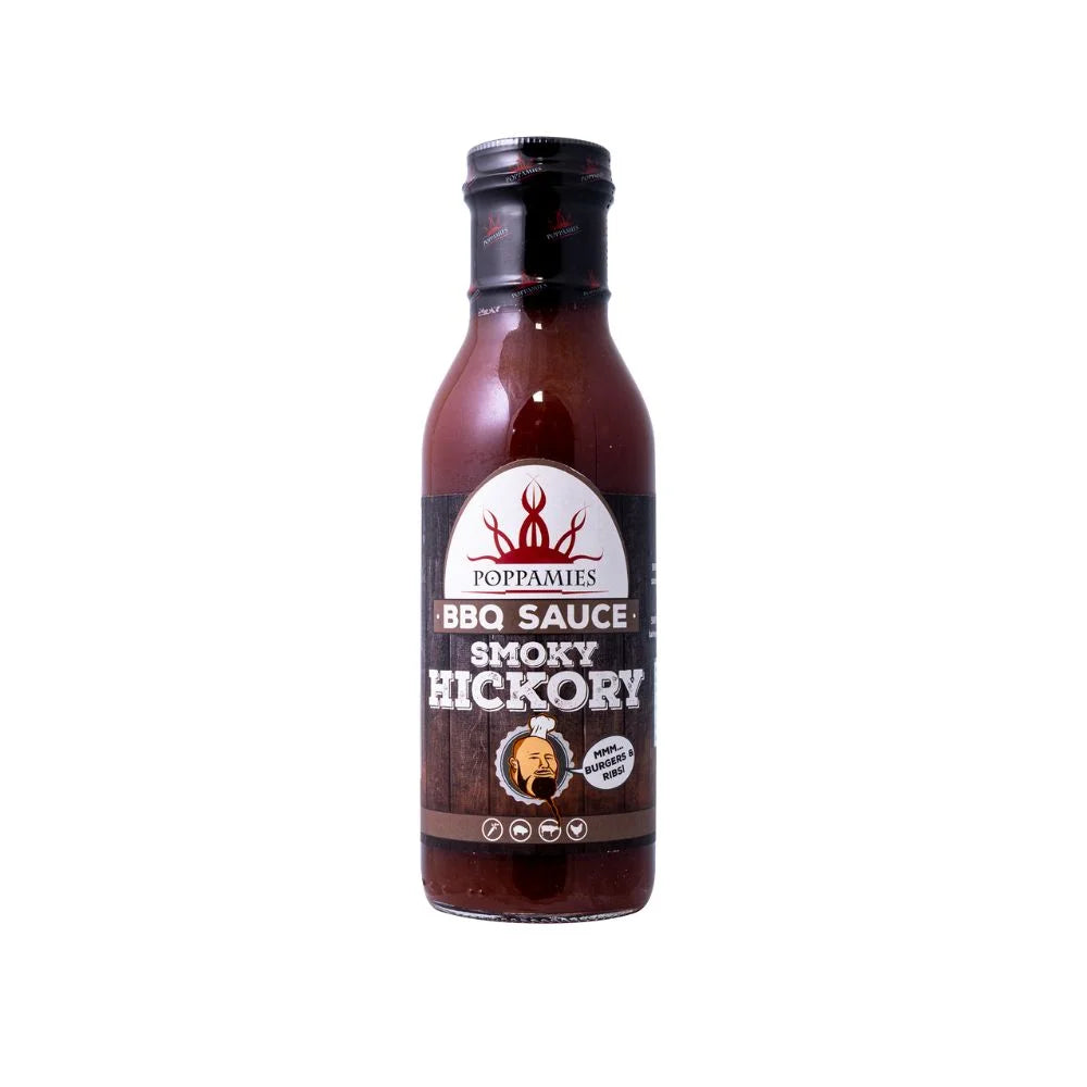 POPPAMIES SMOKY HICKORY BBQ Sauce 410g
