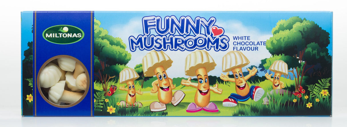FUNNY MUSHROOMS White Chocolate Flavor Cookies 170g