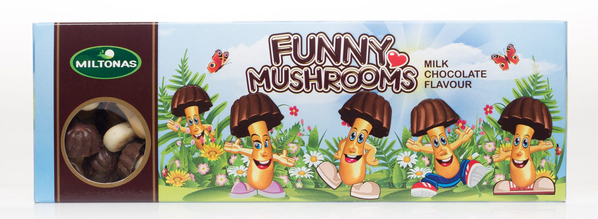 FUNNY MUSHROOMS Milk Chocolate Flavor Cookies 170g