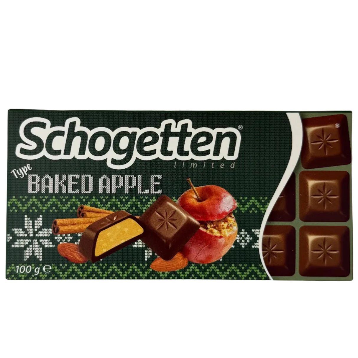 Schogetten Baked Apple Limited Edition Chocolate Bar 100g