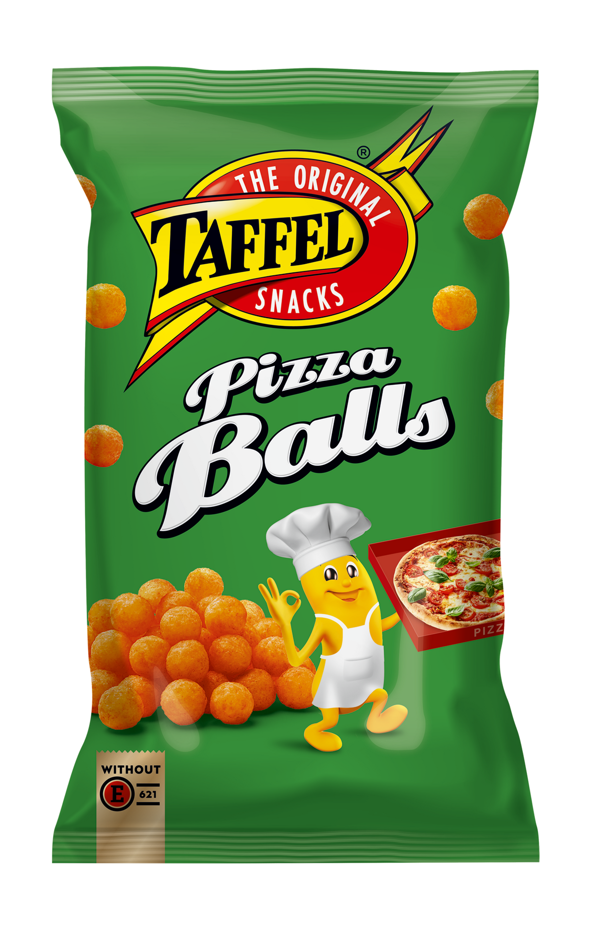 TAFFEL PIZZA BALLS Pizza Flavor Puffed Snacks 110g