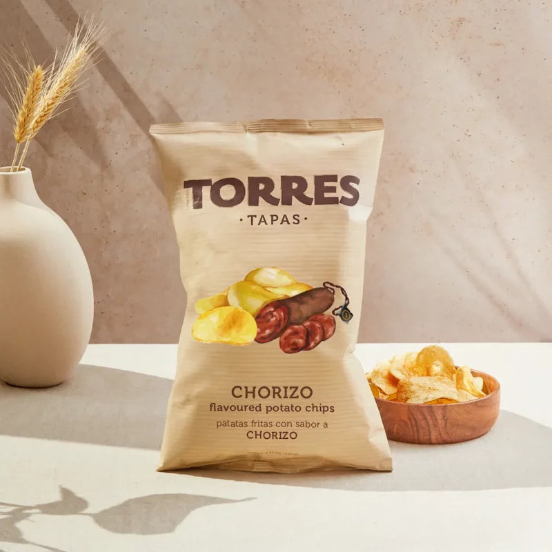 TORRES CHORIZO Flavor Potato Chips 125g