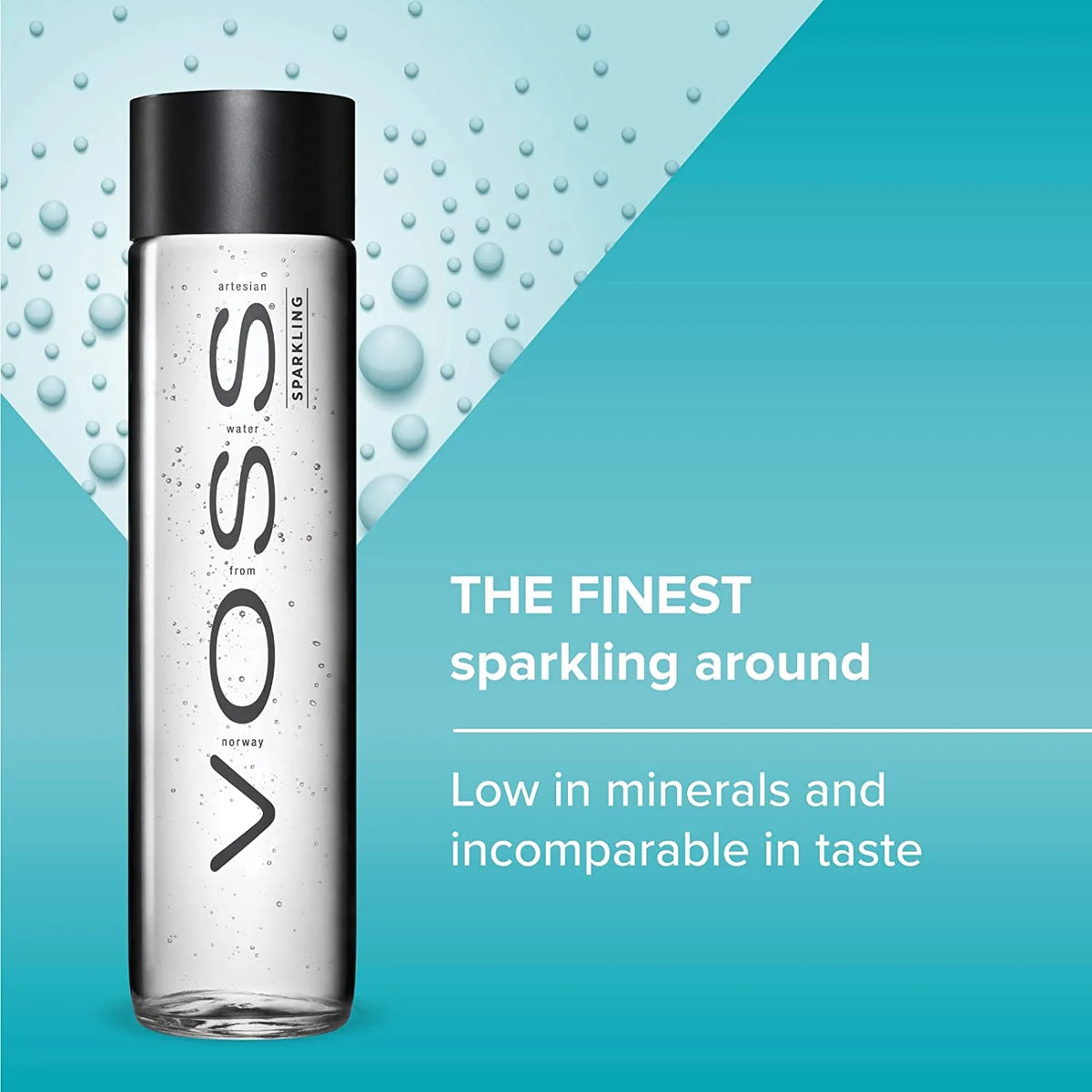 VOSS Sparkling Natural Mineral Water 375ml