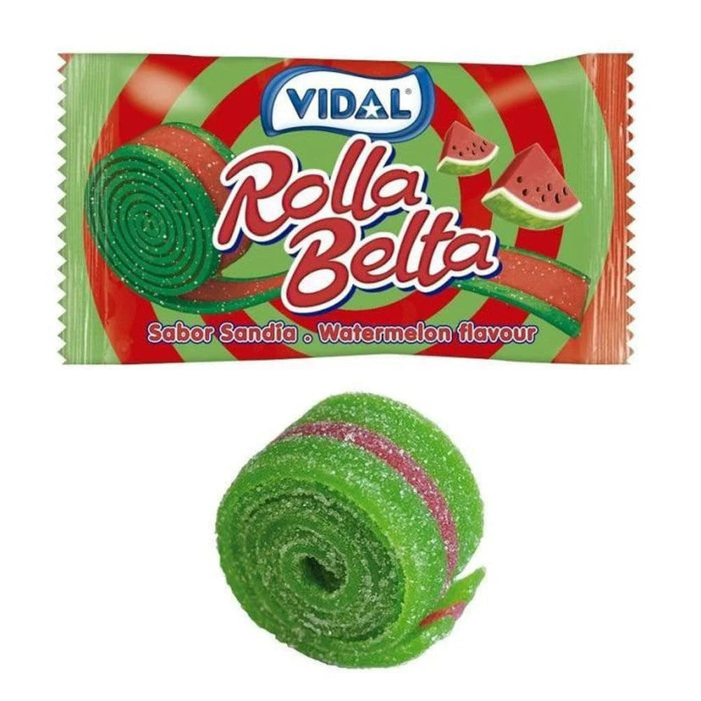 VIDAL ROLLA BELTA Watermelon Flavor Gummi Gandy 19g