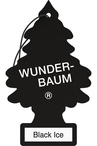 WUNDER BAUM Black Ice Little Trees Hanging Car Scent