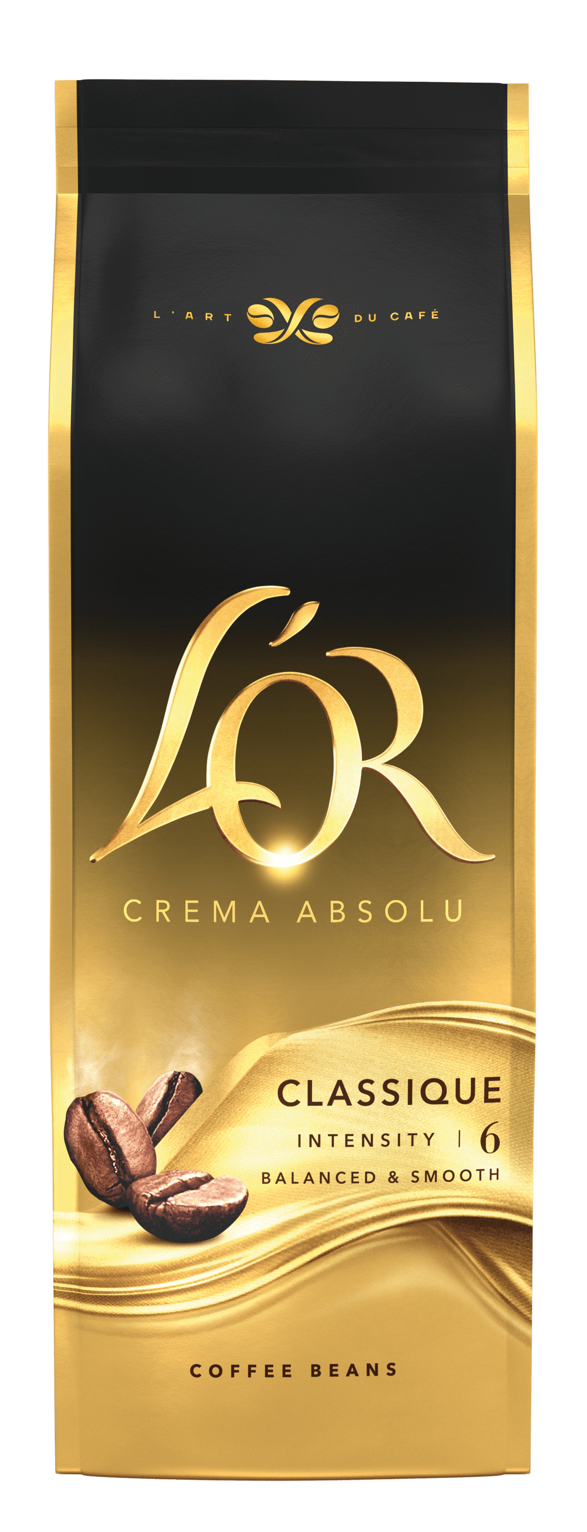 L'OR CREMA ABSOLU CLASSIQUE Balanced & Smooth Coffee Beans 1kg