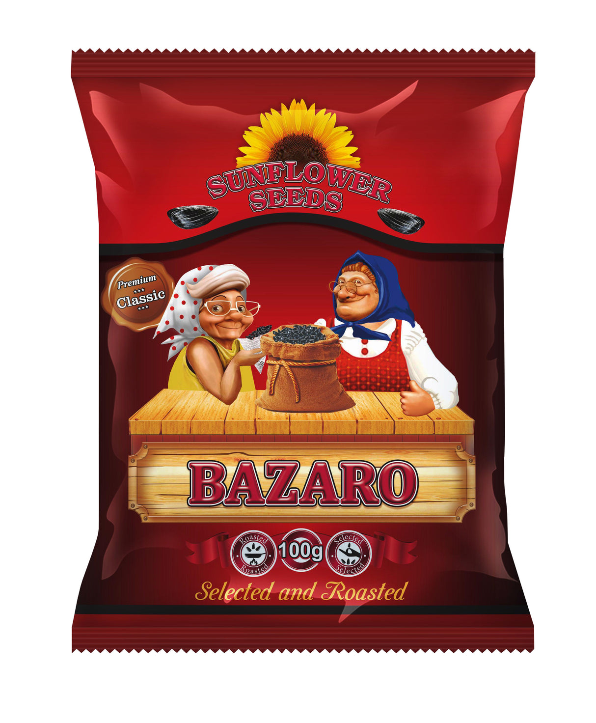 BAZARO Roasted Sunflower Seeds 100g