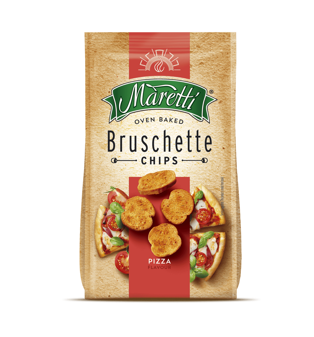 MARETTI Oven Baked Bruschette Chips Pizza Flavor 70g 2.46oz