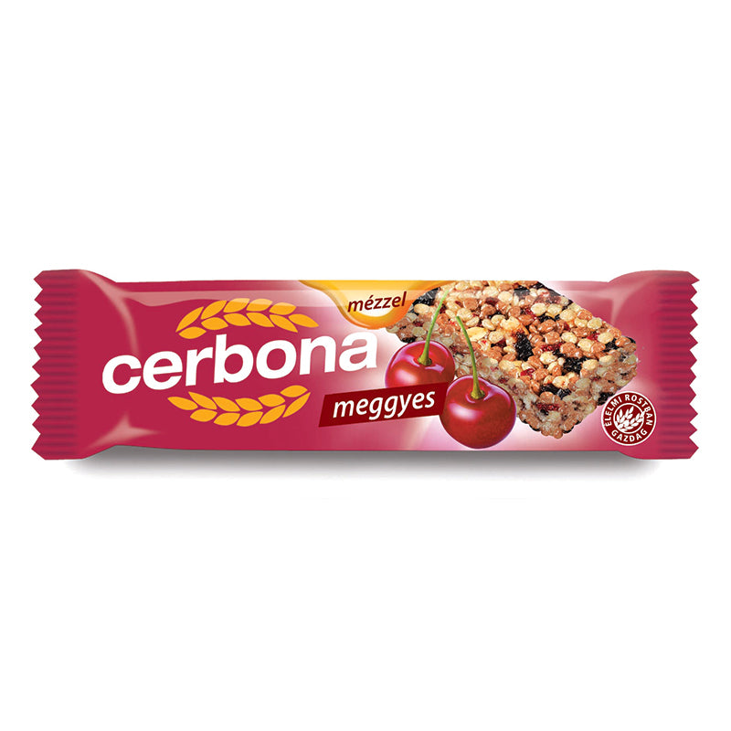 CERBONA Sour Cherry Flavor Cereal Bar 20g