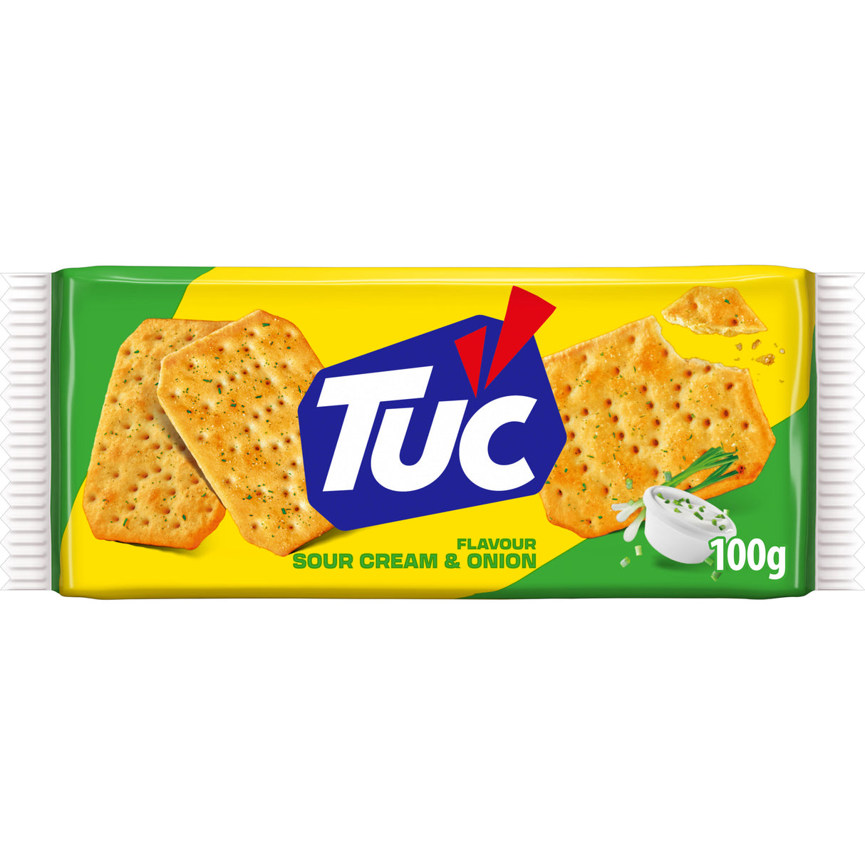 TUC SOUR CREAM & ONION Flavor Crackers 100g 3.5oz