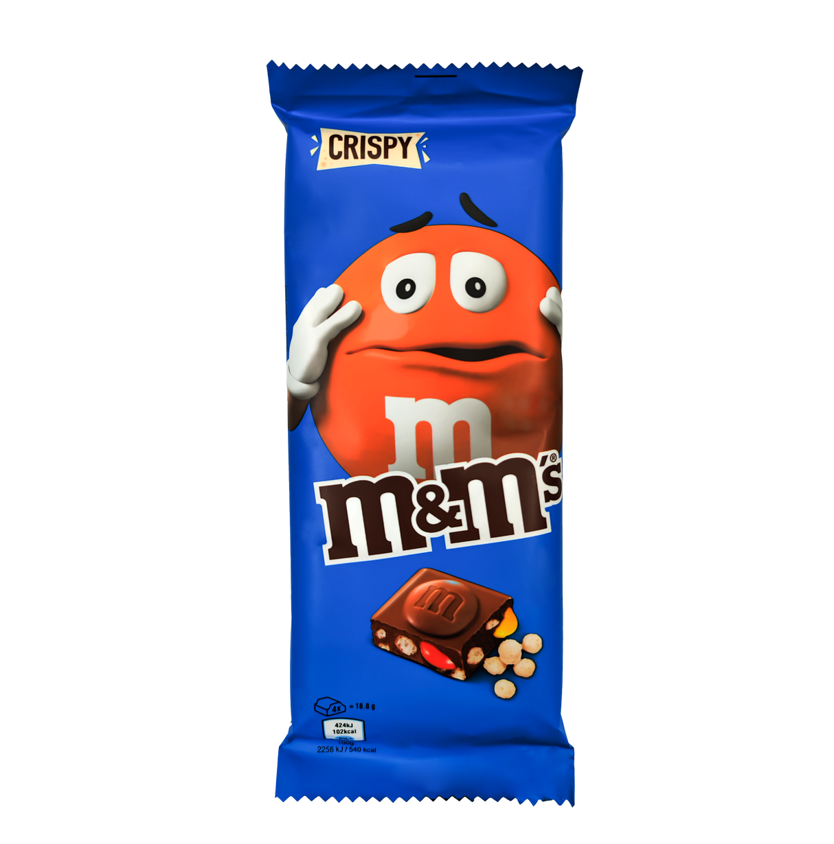 M&M'S Crispy Milk Chocolate Bar With Rice Crisps European Sweets 150g 5.3oz