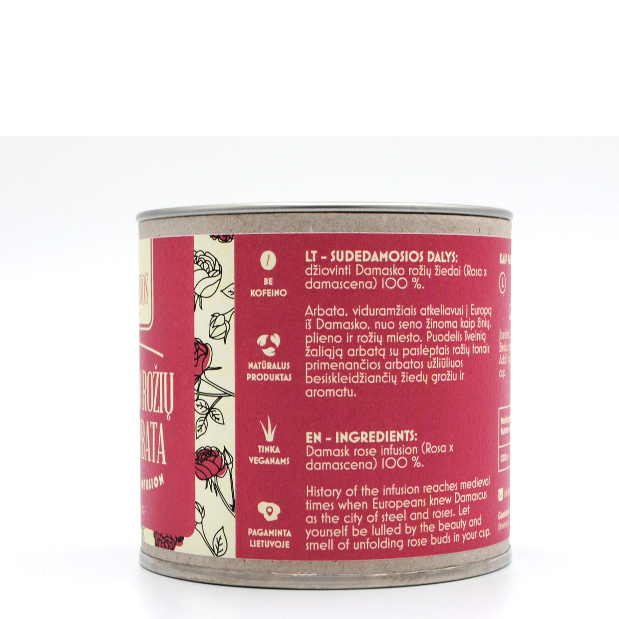 DVARO KAVOS Damask Rose Flower Herbal Tea 25g