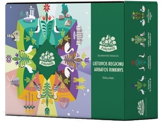 ŽOLYNĖLIS Natural Herbal Tea of Lithuania Regions Gift Box 105g
