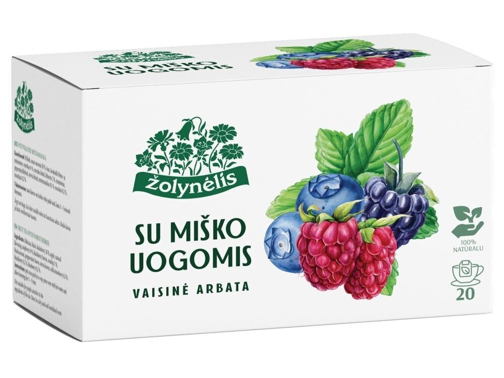 ŽOLYNĖLIS Natural Fruit Tea 12 Flavors Bundle (240 servings total) 12 x 50g