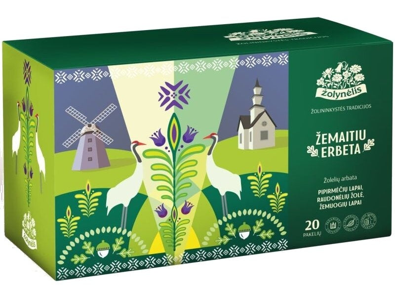 ŽOLYNĖLIS Peppermint, Oregano & Strawberry Herbal Tea 30g