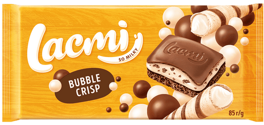 ROSHEN LACMI Bubble Crisp Flavor Chocolate Bar 85g 3oz