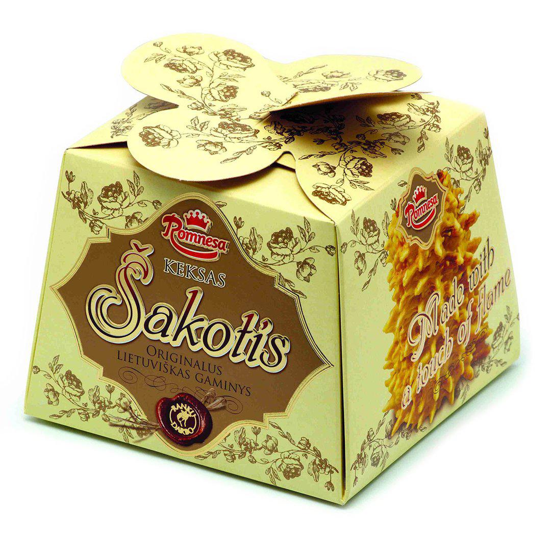 ROMNESA Mini Cake Šakotis Traditional Lithuanian Tree Cake