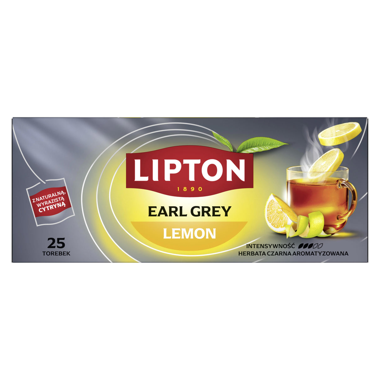 LIPTON EARL GREY LEMON Flavor Black Tea 50g
