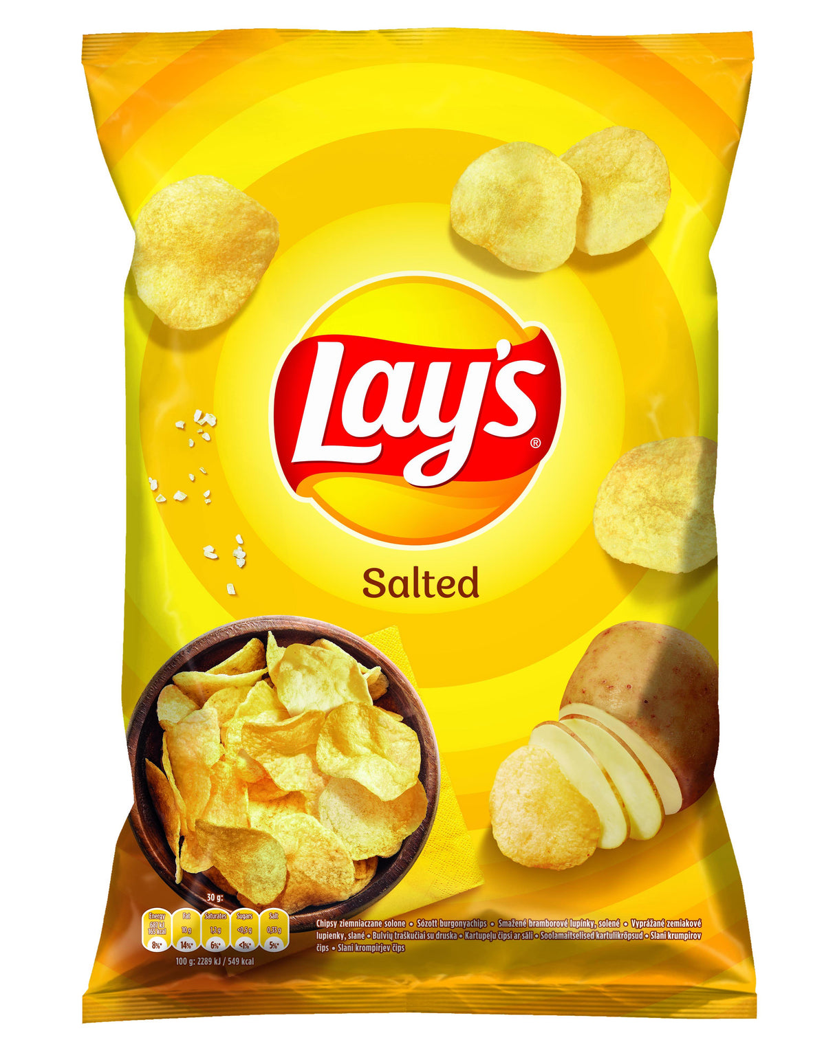 LAYS Salted Potato Chips 130g