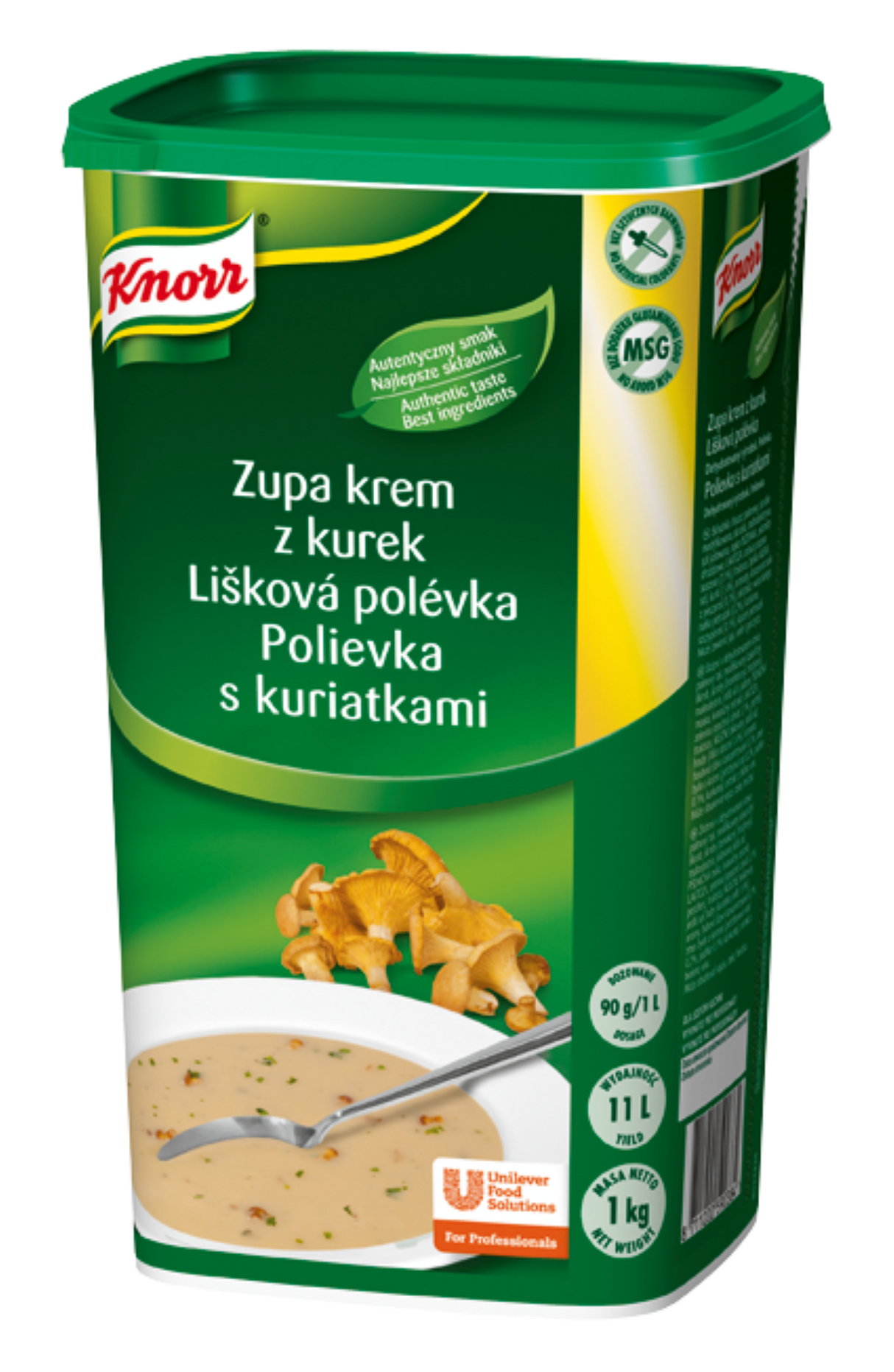 KNORR PROFESSIONAL For Chefs Instant Creamy Chanterelle Soup 1kg